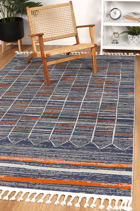 Machu Ramos Blue Rug - ADORE RUGS and FLOORING